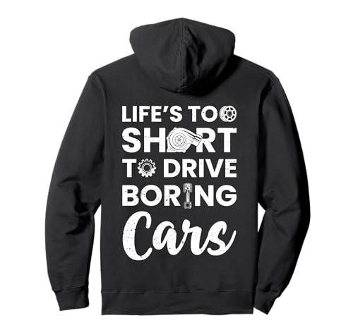 Autoliebhaber Auto Jungs Life Is Too Short to Drive Boring Cars Pullover Hoodie Autoliebhaber Auto Jungs Life Is Too Short to Drive Boring Cars Pullover Hoodie von My Casual Tees