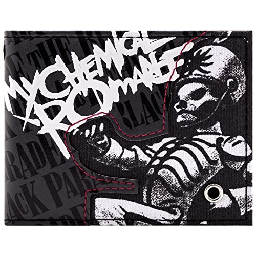 My Chemical Romance MCR Black Parade Rock Geldbörse/Geldbeutel Bi-Fold Ausweis- & Kartenhalter, Grau von My Chemical Romance