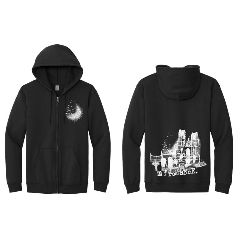 My Chemical Romance Cemetery Drive Zip Kapuzenjacke schwarz in M von My Chemical Romance