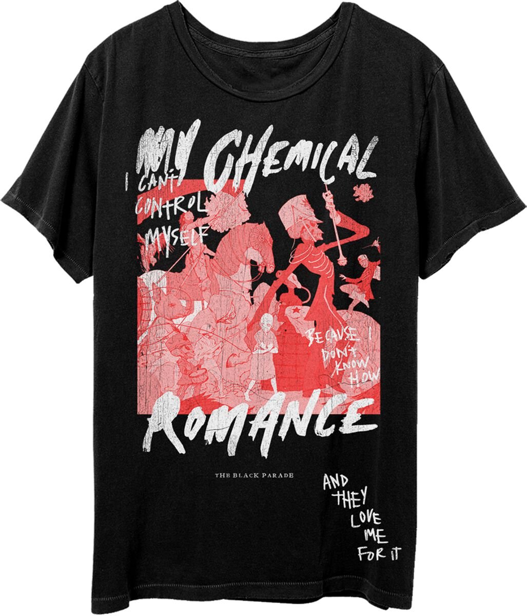 My Chemical Romance Control T-Shirt schwarz in XXL von My Chemical Romance