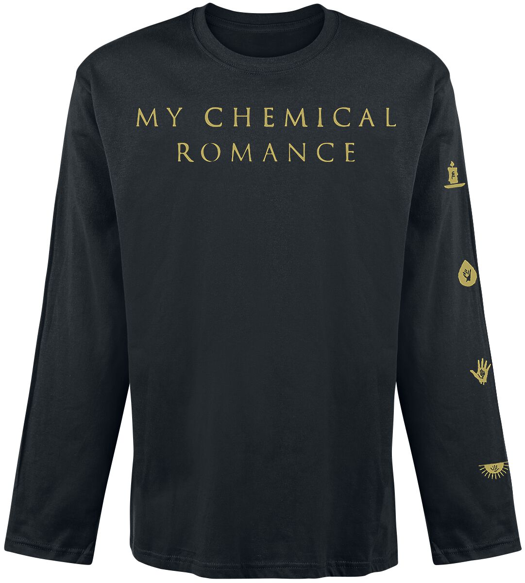 My Chemical Romance Icon Langarmshirt schwarz in S von My Chemical Romance