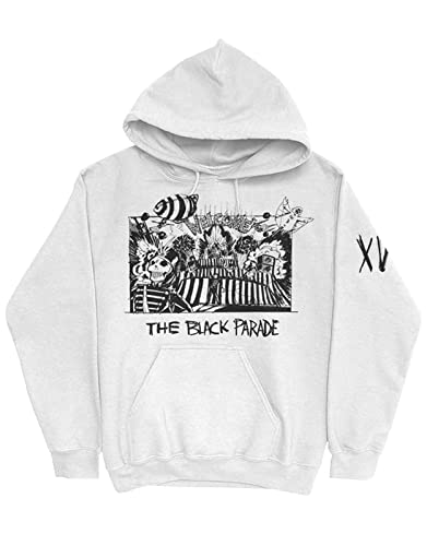 My Chemical Romance Kapuzenpullover XV Marching Frame Nue offiziell Herren Weiß S von Rock Off officially licensed products