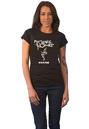 My Chemical Romance T Shirt The Schwarz Parade offiziell Damen Skinny Fit L von My Chemical Romance