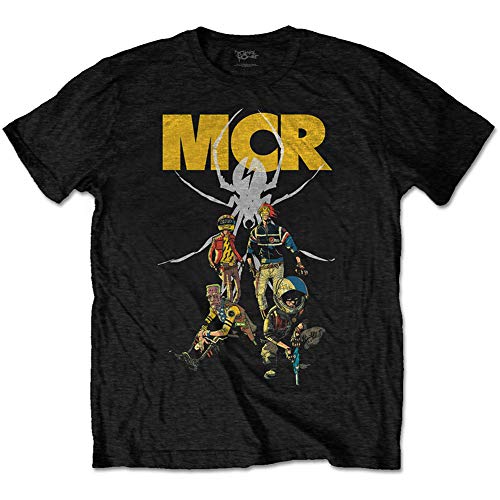 My Chemical Romance Unisex Mcrts02mb01 T-Shirt, Schwarz, S von My Chemical Romance