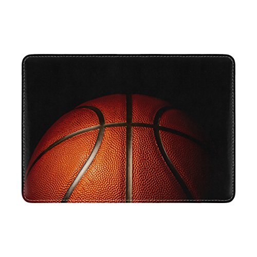 My Daily Basketball Leder Reisepasshülle Hülle Schutz, Mehrfarbig, 6.5 x 4.5 inch, Slim Wallet von My Daily