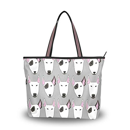 My Daily Damen-Handtasche mit Bullterrier-Motiv, multi, Medium von My Daily