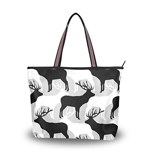 My Daily Damen Tote Schultertasche Hirsch Handtasche, Mehrere (multi), Medium von My Daily