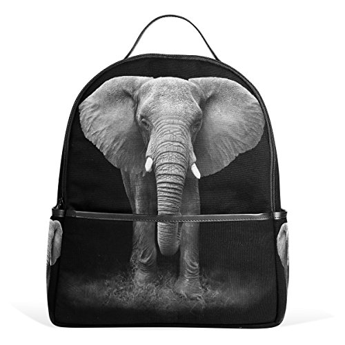My Daily Niedlicher Shiba Inu Hund Rucksack für Jungen Mädchen Schule Büchertasche Tagesrucksack, elefant, 12.6"L × 14.8"H x 5"W von My Daily