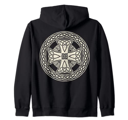 Gothic Keltisches Kreuz für Damen und Herren Kapuzenjacke von My Darkly Goth Heart