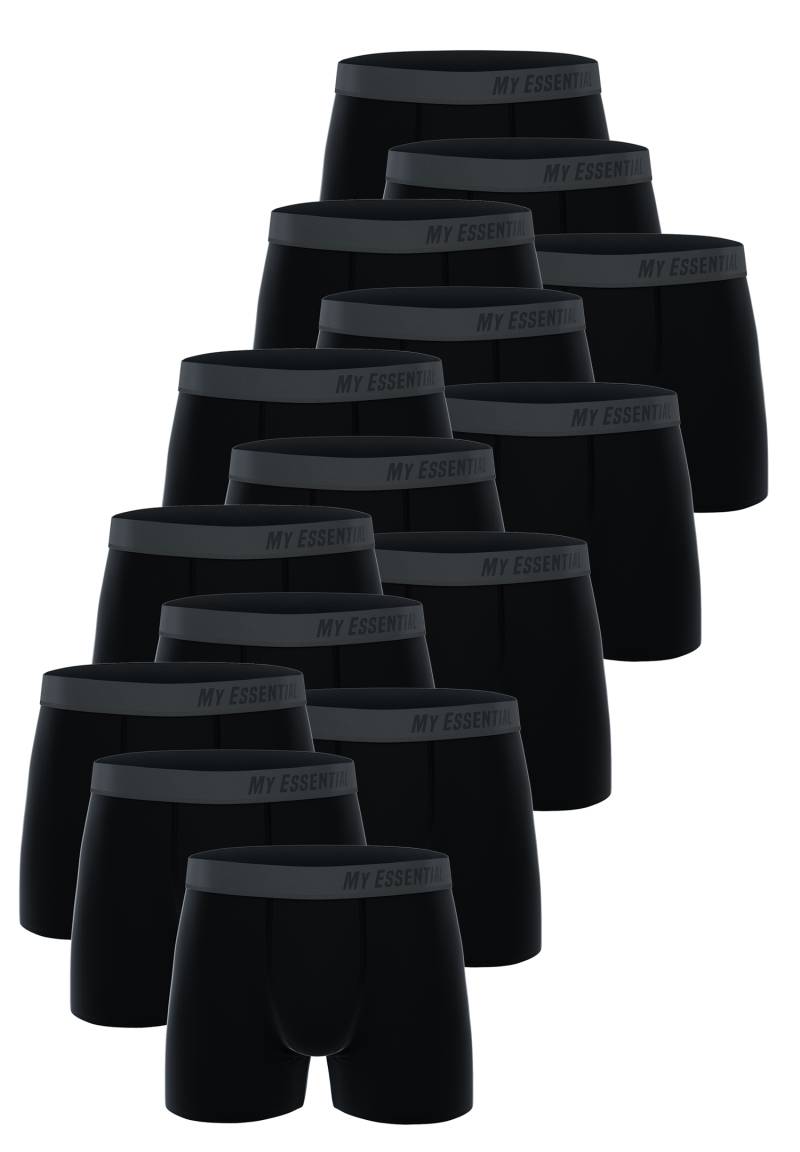 15 er Pack My Essential Clothing Basic Boxershorts Cotton Bio Herren Shorts Unte... von My Essential Clothing