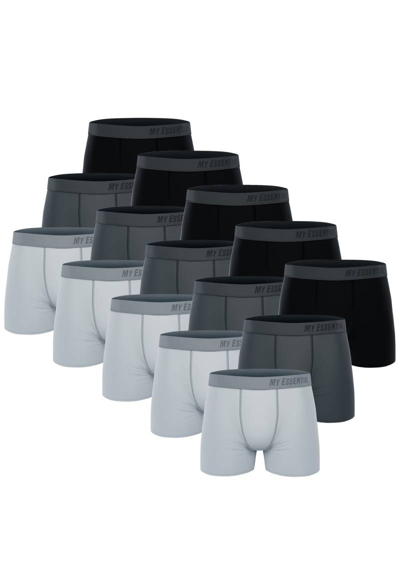 15 er Pack My Essential Clothing Basic Boxershorts Cotton Bio Herren Shorts Unte... von My Essential Clothing