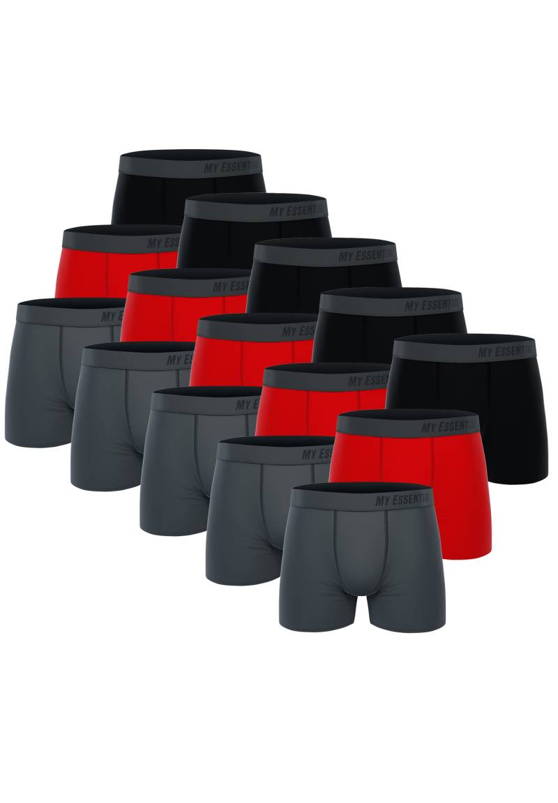 15 er Pack My Essential Clothing Basic Boxershorts Cotton Bio Herren Shorts Unte... von My Essential Clothing