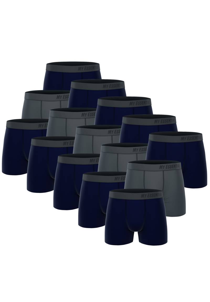15 er Pack My Essential Clothing Basic Boxershorts Cotton Bio Herren Shorts Unte... von My Essential Clothing