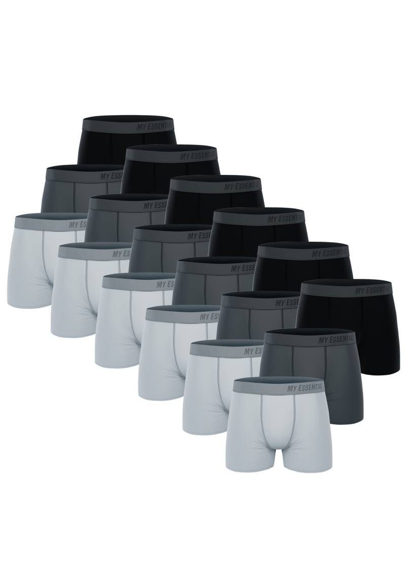 18 er Pack My Essential Clothing Basic Boxershorts Cotton Bio Herren Shorts Unte... von My Essential Clothing