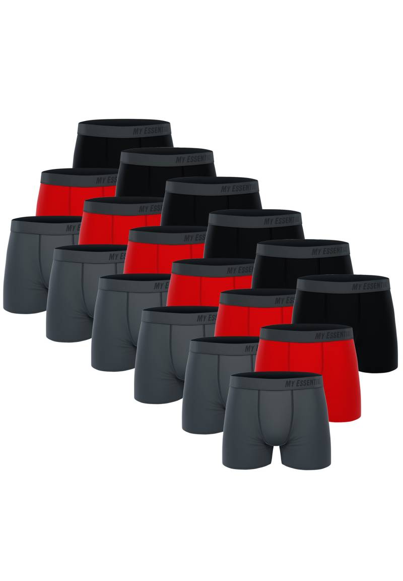 18 er Pack My Essential Clothing Basic Boxershorts Cotton Bio Herren Shorts Unte... von My Essential Clothing