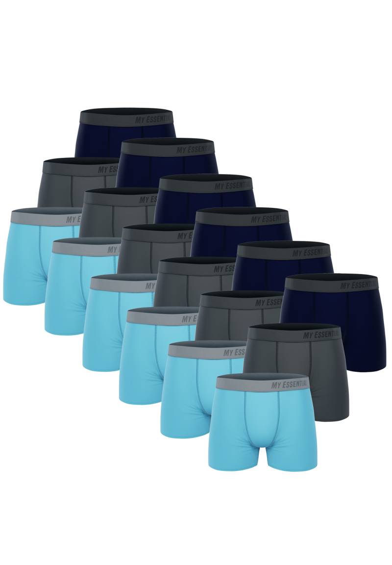 18 er Pack My Essential Clothing Basic Boxershorts Cotton Bio Herren Shorts Unte... von My Essential Clothing