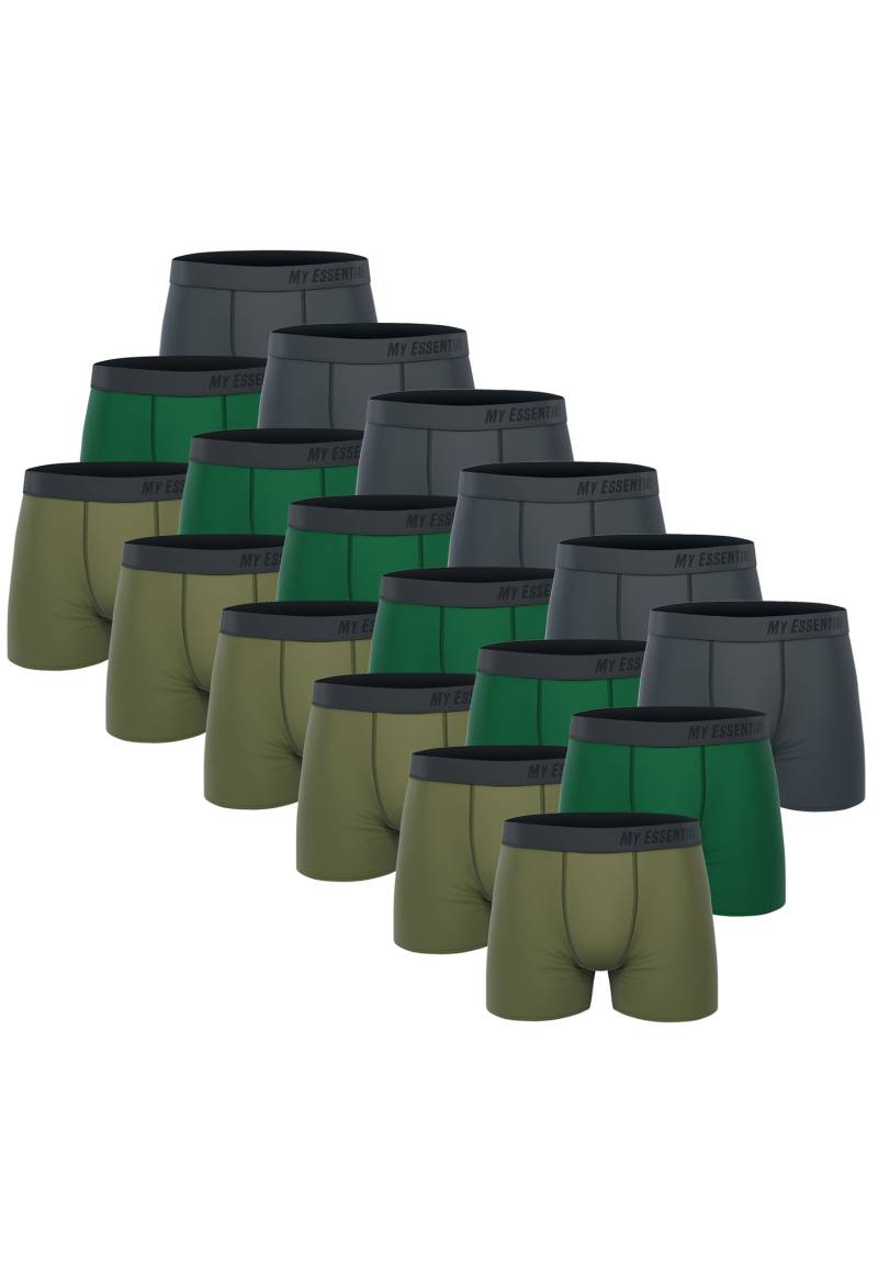 18 er Pack My Essential Clothing Basic Boxershorts Cotton Bio Herren Shorts Unte... von My Essential Clothing