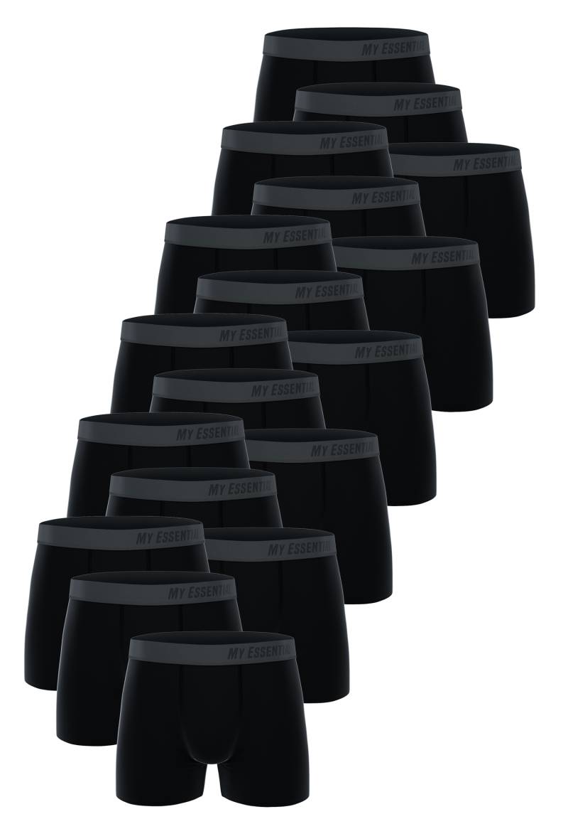 18 er Pack My Essential Clothing Basic Boxershorts Cotton Bio Herren Shorts Unte... von My Essential Clothing