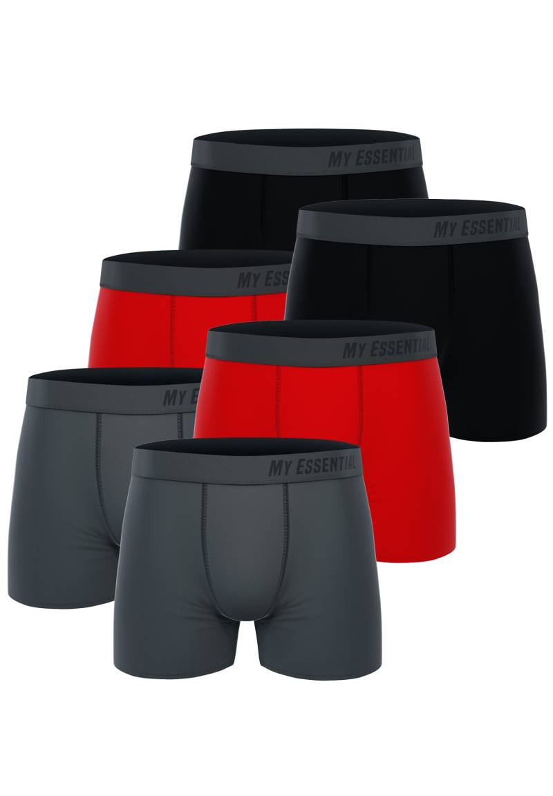 6 er Pack My Essential Clothing Basic Boxershorts Cotton Bio Herren Shorts Unter... von My Essential Clothing