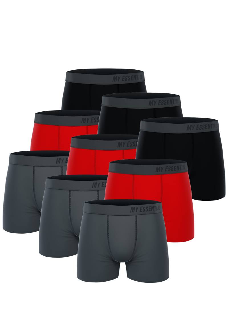 9 er Pack My Essential Clothing Basic Boxershorts Cotton Bio Herren Shorts Unter... von My Essential Clothing