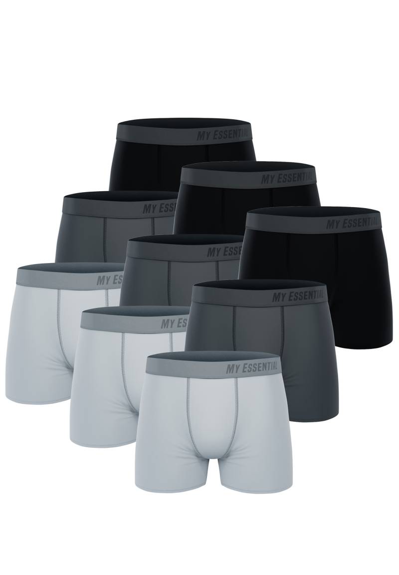 9 er Pack My Essential Clothing Basic Boxershorts Cotton Bio Herren Shorts Unter... von My Essential Clothing