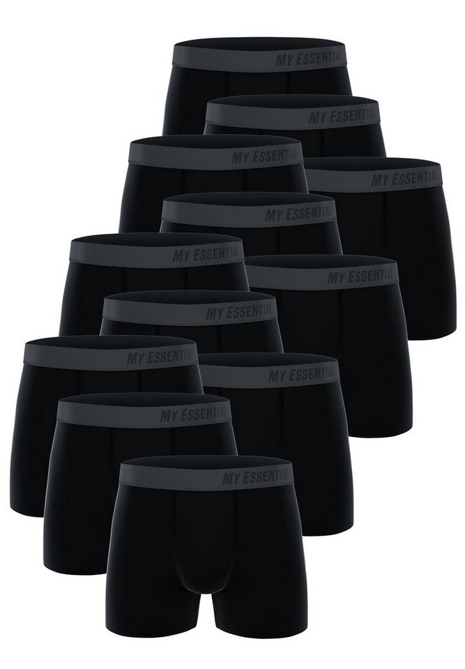 My Essential Clothing Boxershorts My Essential 12 Pack Boxers Cotton Bio (Spar-Pack, 12-St., 12er-Pack) von My Essential Clothing