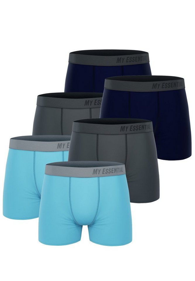 My Essential Clothing Boxershorts My Essential 6 Pack Boxers Cotton Bio (Spar-Pack, 6-St., 6er-Pack) von My Essential Clothing
