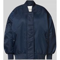 My Essential Wardrobe Bomberjacke mit gerippten Abschlüssen Modell 'Helga' in Marine, Größe 40 von My Essential Wardrobe