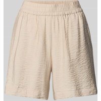 My Essential Wardrobe Relaxed Fit Shorts in Crinkle-Optik Modell 'Kelly' in Beige, Größe 42 von My Essential Wardrobe