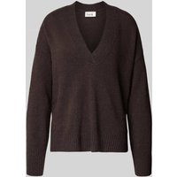 My Essential Wardrobe Strickpullover mit Kaschmir-Anteil in Schoko, Größe XL von My Essential Wardrobe