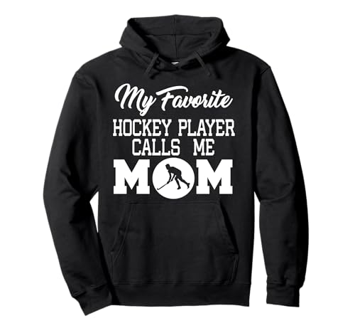 Mein Lieblingshockeyspieler nennt mich Mama - Hockey Mom Funny Pullover Hoodie von My Favorite Hockey Player Calls Me Mom