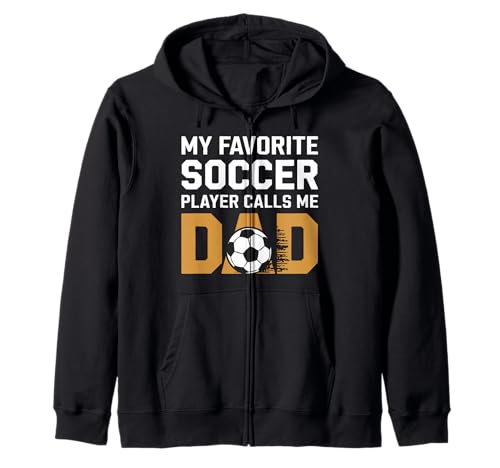 Mein Lieblingsspieler nennt Mich Dad Soccer Dad Fathers Day Kids Kapuzenjacke Mein Lieblingsspieler nennt Mich Dad Soccer Dad Fathers Day Kids Kapuzenjacke von My Favorite Player Calls Me Dad Soccer Women Men