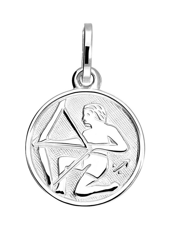 My Gold Sternzeichenanhänger Damen & Kinder SCHÜTZE Sternzeichen Anhänger Silber 925 - Zodiac round (Set, 1-tlg., inkl. Schmuckbox), Geschenke von My Gold