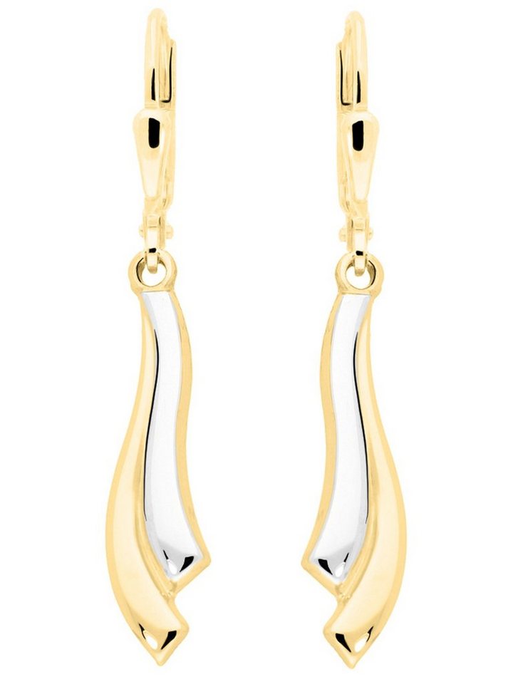 My Gold Paar Ohrhänger Damen Ohrringe hängend Gelb- & Weißgold 333 Gold (8 Karat) - Arrillaga (Set, 2-tlg., inkl. Schmuckbox), Geschenke von My Gold