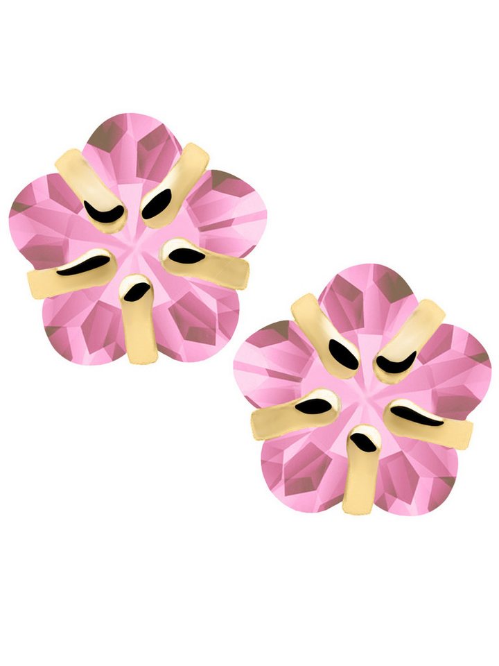 My Gold Paar Ohrstecker Kinder Ohrringe Stecker Gold 333 Rosa Ø 5mm - Little Paradise (Set, 2-tlg., inkl. Schmuckbox), Geschenke von My Gold