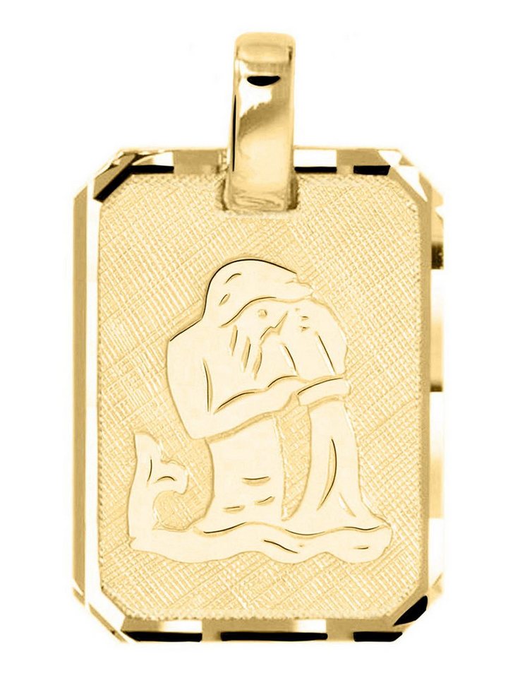 My Gold Sternzeichenanhänger Damen & Herren WASSERMANN Sternzeichen Anhänger Gold 333 - Gaudino (Set, 1-tlg., inkl. Schmuckbox), Geschenke von My Gold