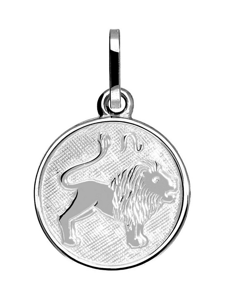 My Gold Sternzeichenanhänger Damen & Kinder LÖWE Sternzeichen Anhänger Silber 925 - Zodiac round (Set, 1-tlg., inkl. Schmuckbox), Geschenke von My Gold