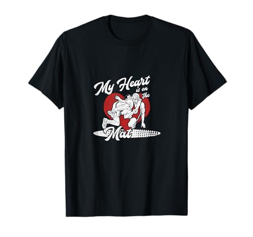 Mein Herz ist auf Dieser Matte Wrestle Sport Mama Wrestling Mama T-Shirt Mein Herz ist auf Dieser Matte Wrestle Sport Mama Wrestling Mama T-Shirt von My Heart Is On That Mat Sport Wrestling Mom Gifts