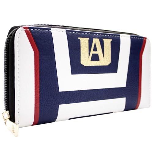 Gagaciso My Hero Academia Plus Ultra Quirk Geldbörse/Geldbeutel Clutch Münzfach & Kartenhalter, Blau für Erwachsene und Kinder von Gagaciso
