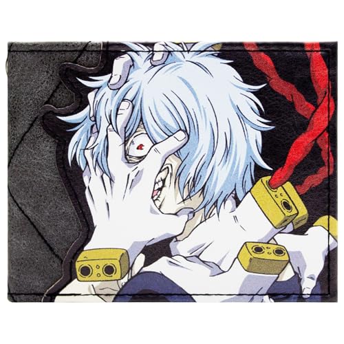 My Hero Academia Tomura Shigaraki League of Villains Tenko Geldbörse/Geldbeutel Bi-Fold Ausweis- & Kartenhalter, Mehrfarbig von Xamic