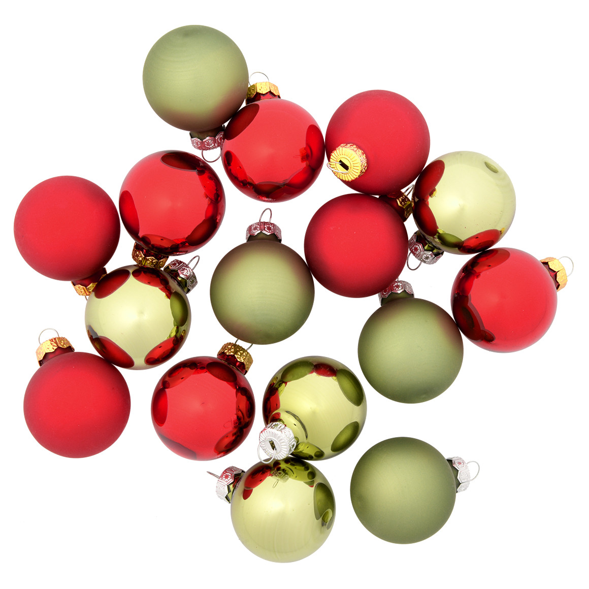 16 Weihnachtskugeln im Set von My Home