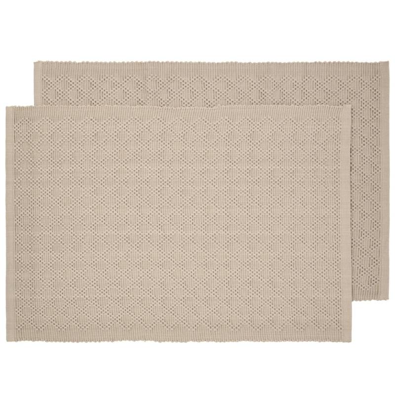 2 Platzsets mit Ripp-Struktur von My Home