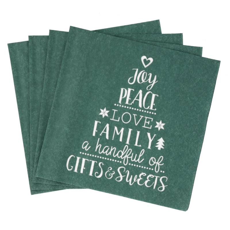 20 Servietten im weihnachtlichen Design von My Home