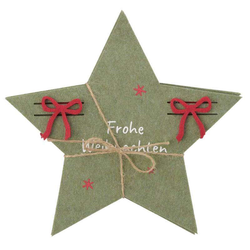 4 Bestecktaschen im weihnachtlichen Design von My Home