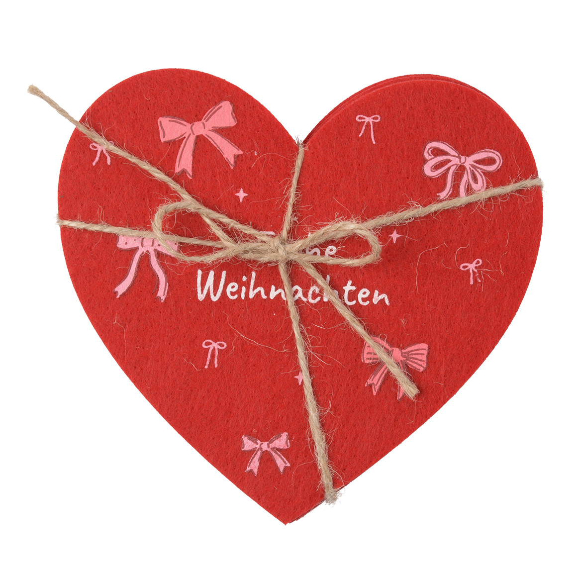 4 Untersetzer im weihnachtlichen Design von My Home