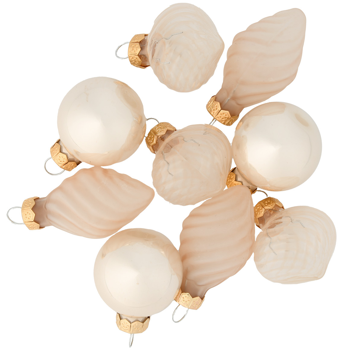 9 Weihnachtskugeln in verschiedenen Formen von My Home