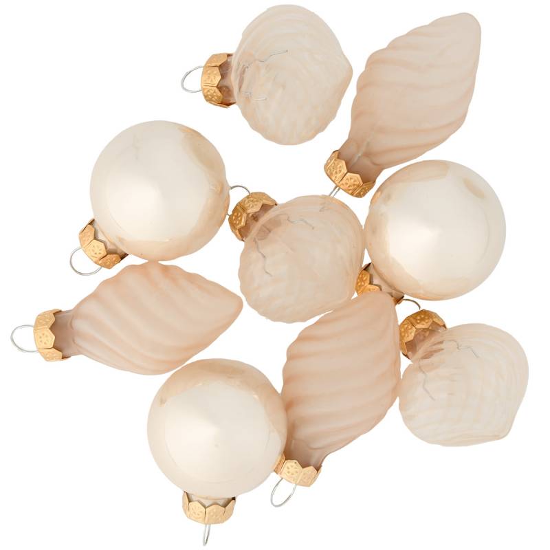 9 Weihnachtskugeln in verschiedenen Formen von My Home