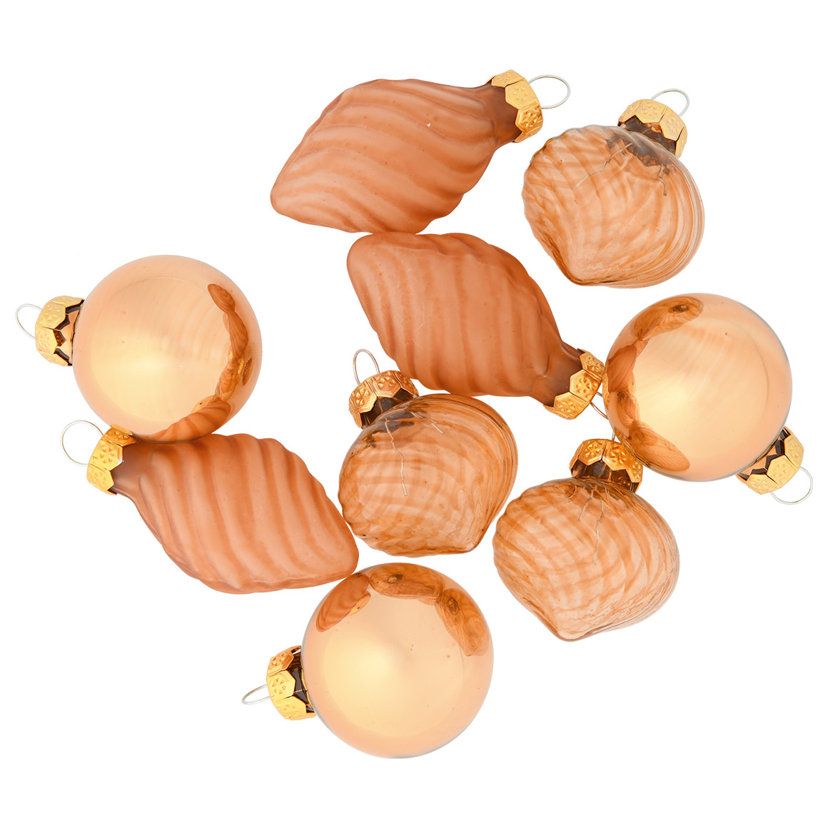 9 Weihnachtskugeln in verschiedenen Formen von My Home