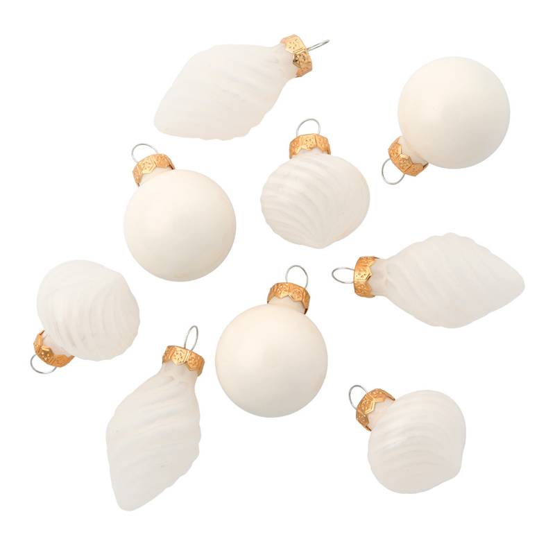 9 Weihnachtskugeln in verschiedenen Formen von My Home