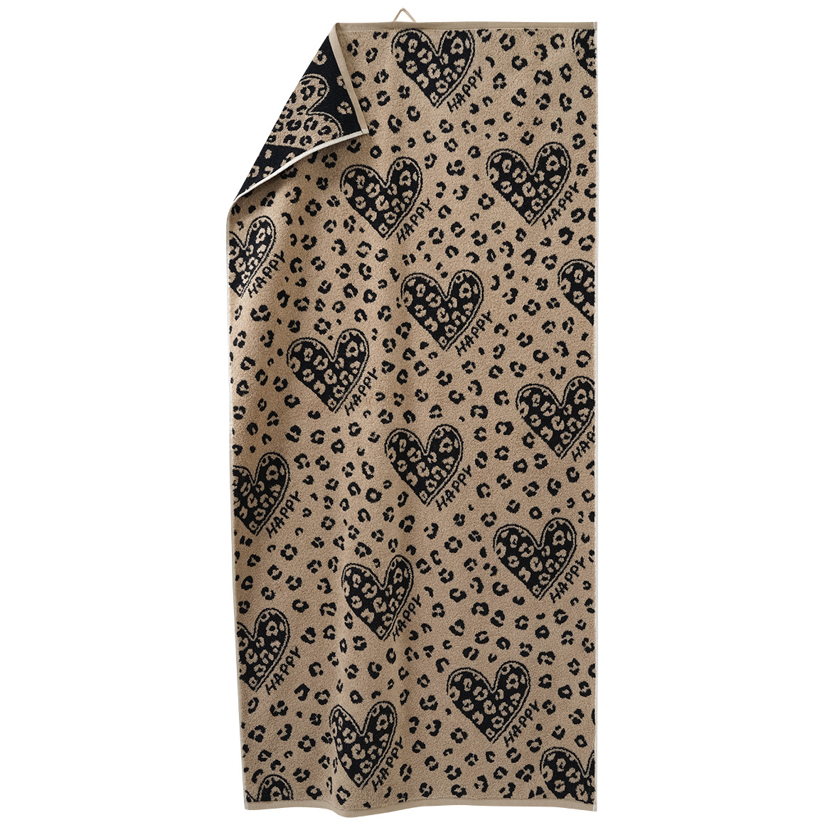 Duschtuch mit Herz-Allover von My Home